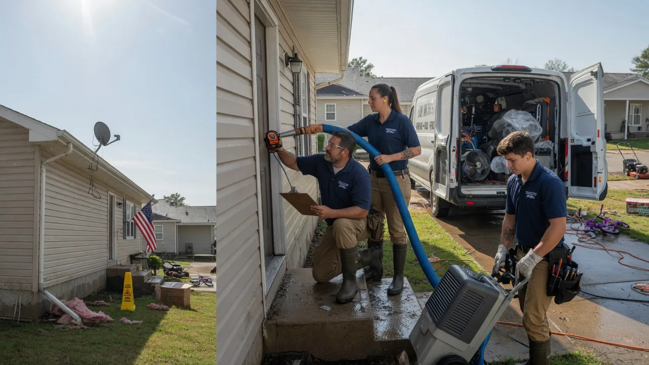 Ceiling Water Damage Restoration in West Newfield, ME near me